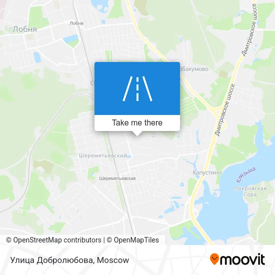 Улица Добролюбова map