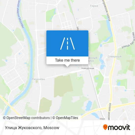Улица Жуковского map