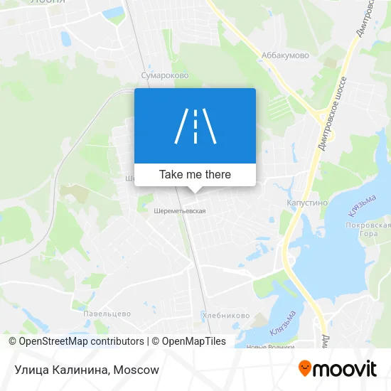 Улица Калинина map