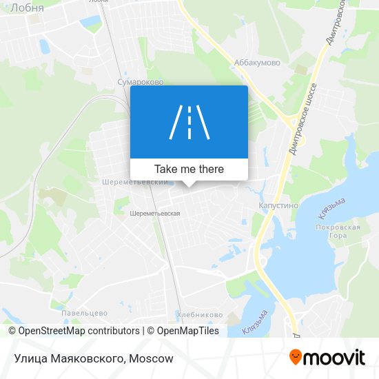 Улица Маяковского map