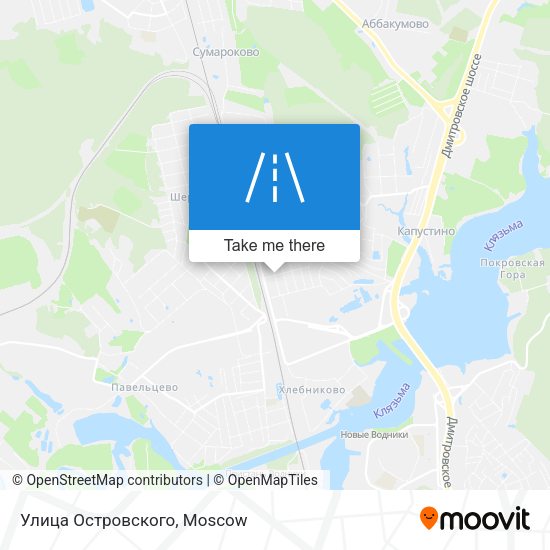 Улица Островского map