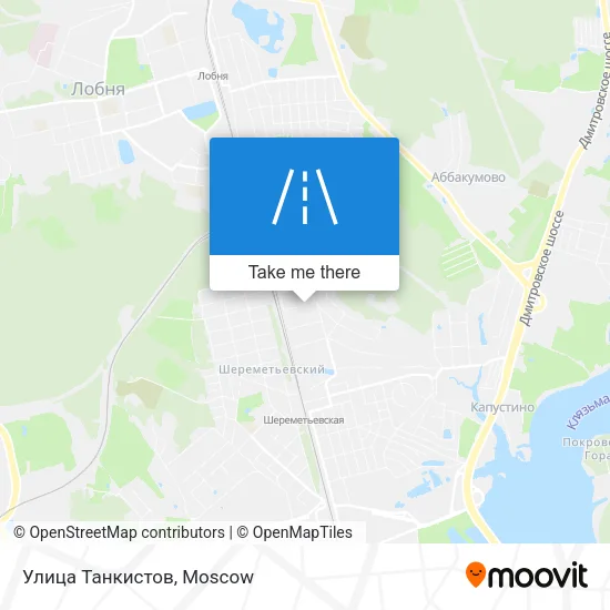 Улица Танкистов map