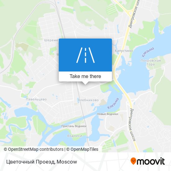 Цветочный Проезд map