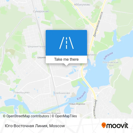 Юго-Восточная Линия map
