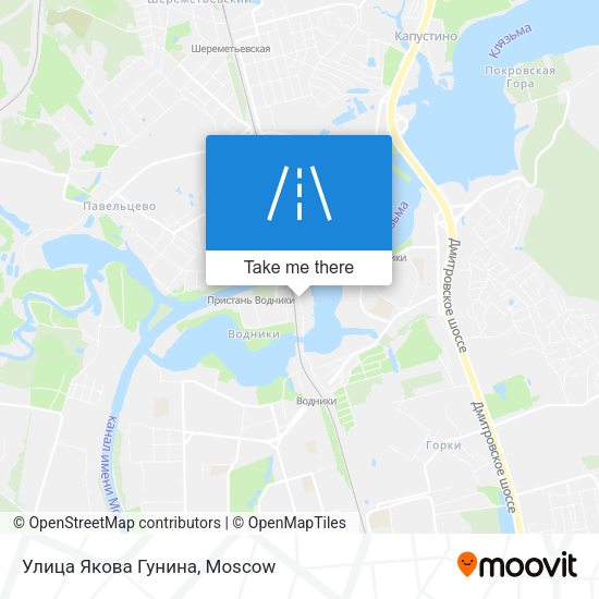 Улица Якова Гунина map