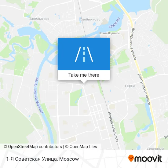 1-Я Советская Улица map