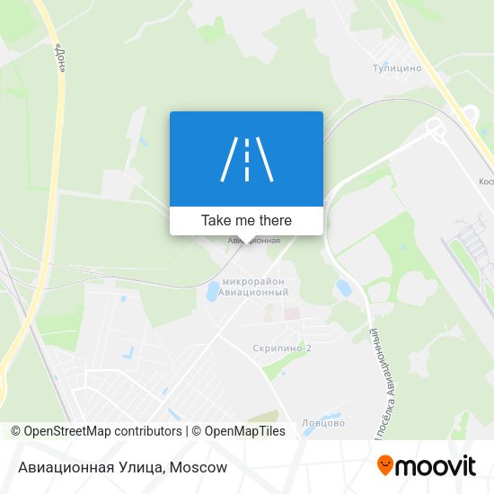 Авиационная Улица map
