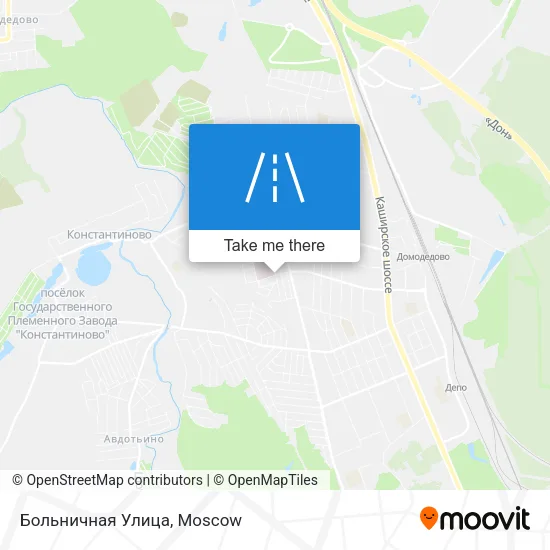 Больничная Улица map
