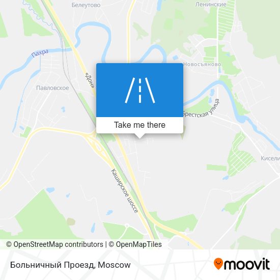 Больничный Проезд map
