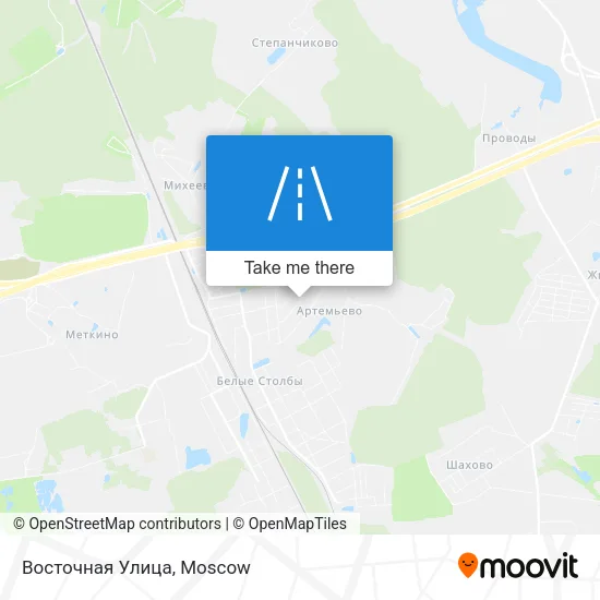 Восточная Улица map