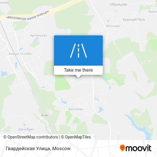 Гвардейская Улица map