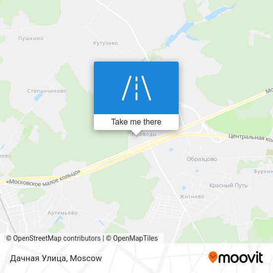 Дачная Улица map