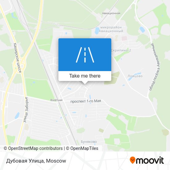 Дубовая Улица map