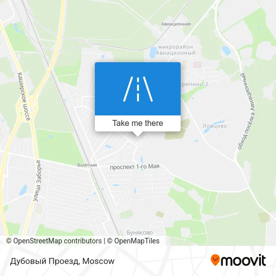 Дубовый Проезд map