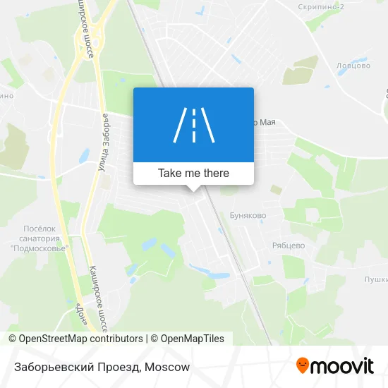 Заборьевский Проезд map
