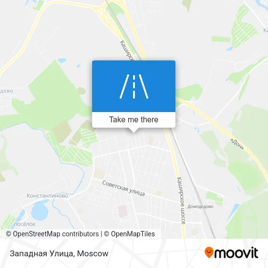 Западная Улица map