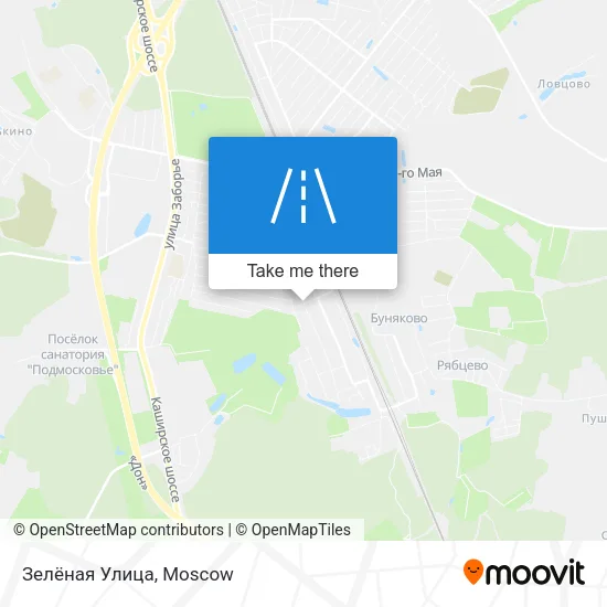 Зелёная Улица map