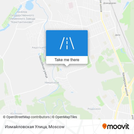 Измайловская Улица map