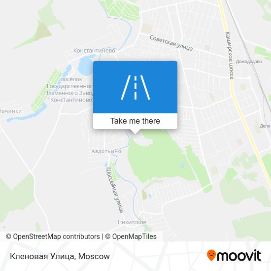 Кленовая Улица map
