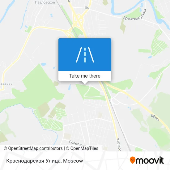 Краснодарская Улица map