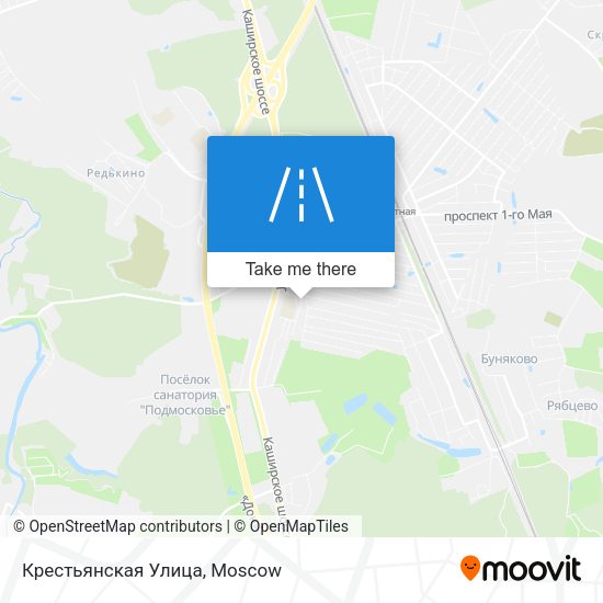 Крестьянская Улица map