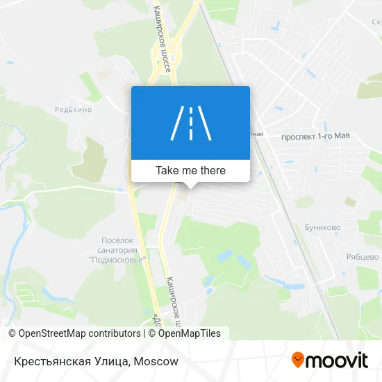 Крестьянская Улица map