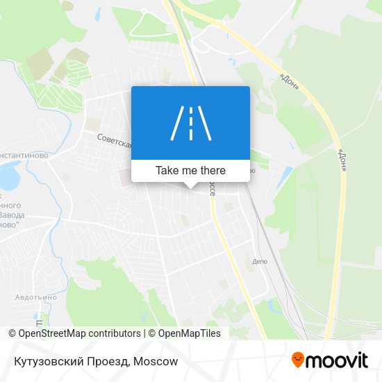 Кутузовский Проезд map