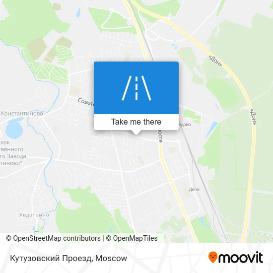 Кутузовский Проезд map