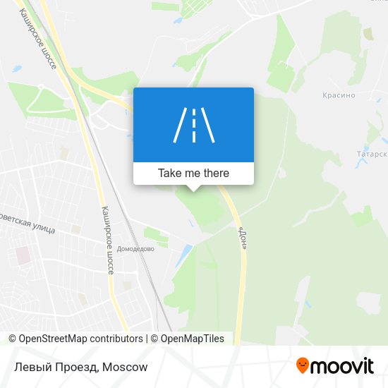 Левый Проезд map