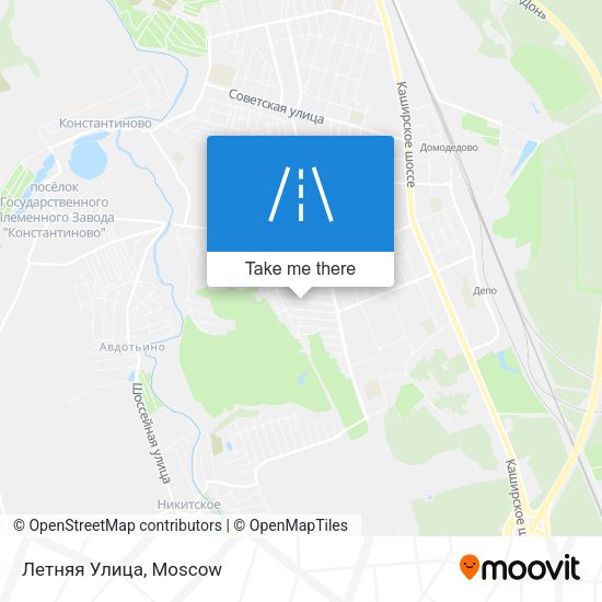 Летняя Улица map