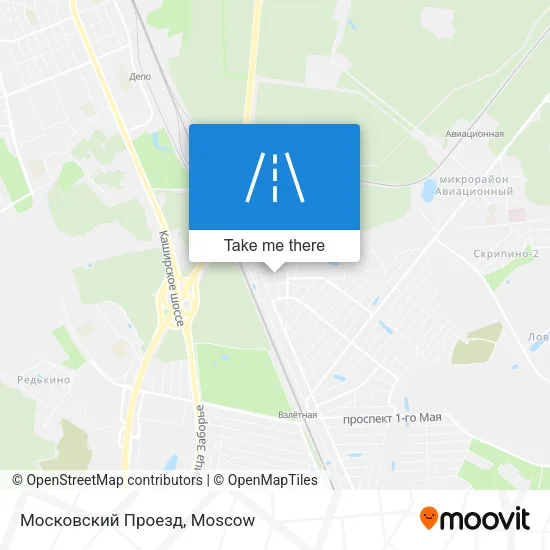 Московский Проезд map