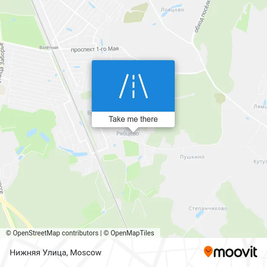 Нижняя Улица map