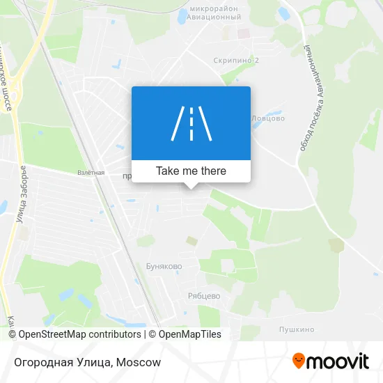 Огородная Улица map