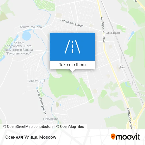 Осенняя Улица map