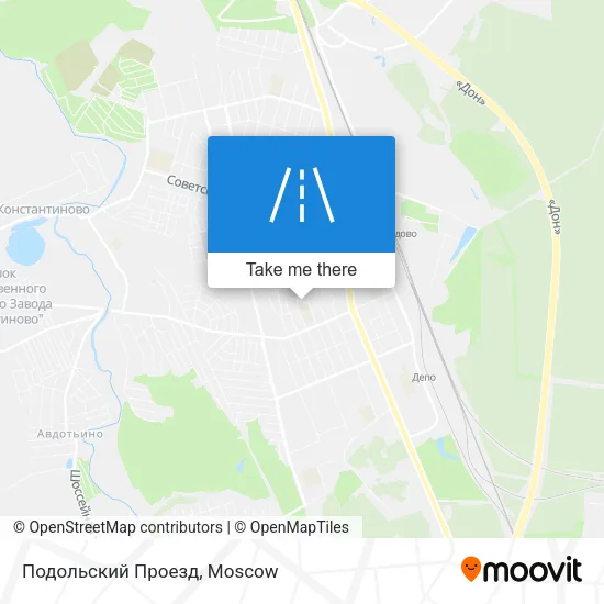 Подольский Проезд map