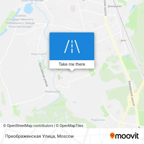 Преображенская Улица map