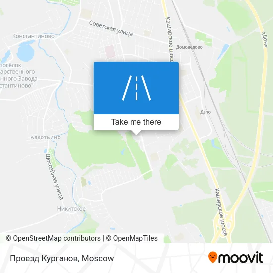 Проезд Курганов map
