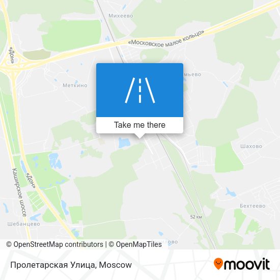 Пролетарская Улица map
