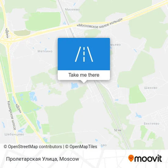 Пролетарская Улица map