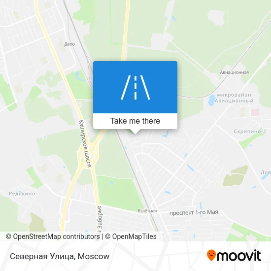 Северная Улица map