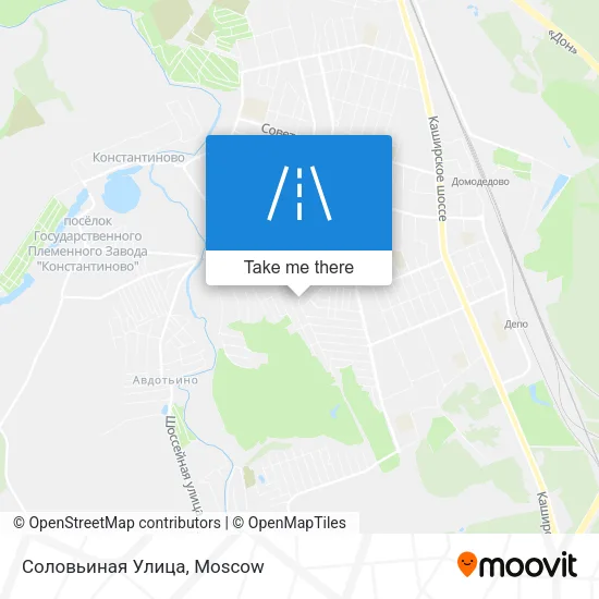 Соловьиная Улица map