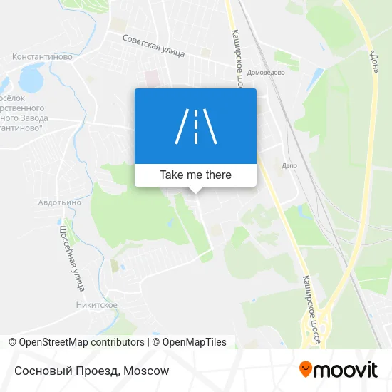 Сосновый Проезд map