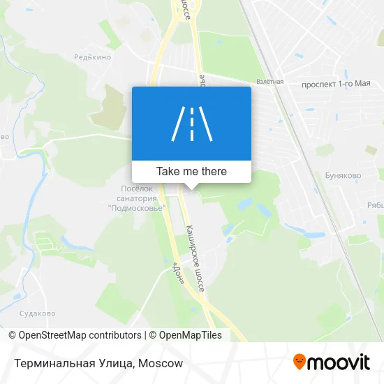 Терминальная Улица map