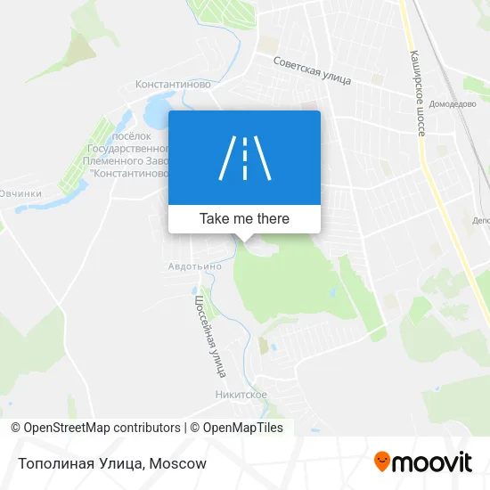 Тополиная Улица map