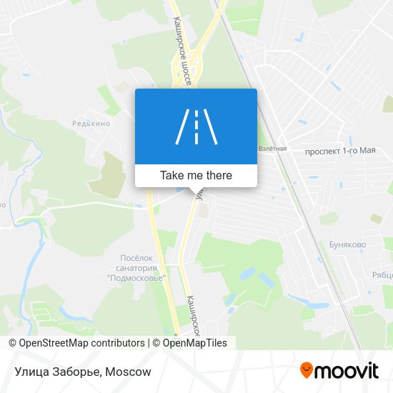Улица Заборье map