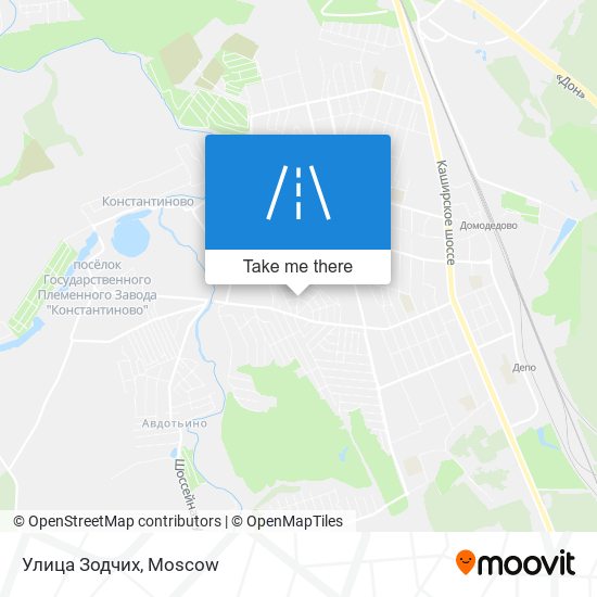 Улица Зодчих map