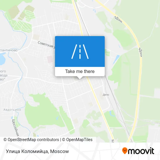 Улица Коломийца map