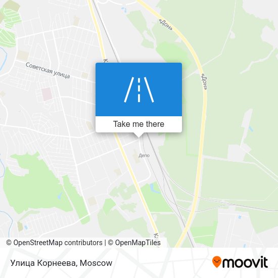 Улица Корнеева map