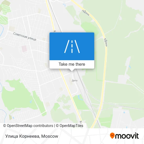 Улица Корнеева map