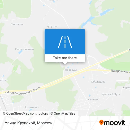 Улица Крупской map